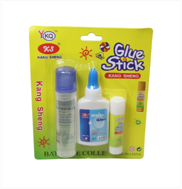 Glue Stick Pack Homeschool Art and Crafts 3 Pack Liquid and Stick Glue