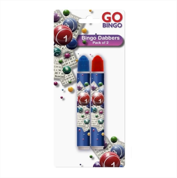 Go Bingo Dabbers Pack of 2 Assorted Colours