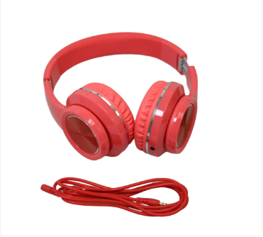 HZ Headphones Perfect Sound Quality Comfortable Fit White/ Red 20-20 000Hz