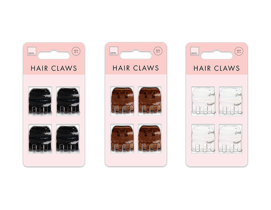 Hair Claws 4pk