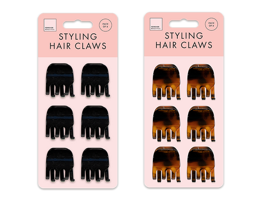 Hair Claws 6 Pack