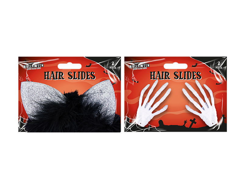 Halloween 3D Hair Slides