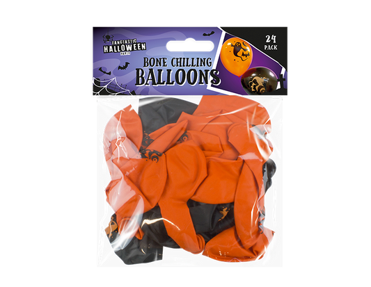 Halloween Balloons - 24 Pack