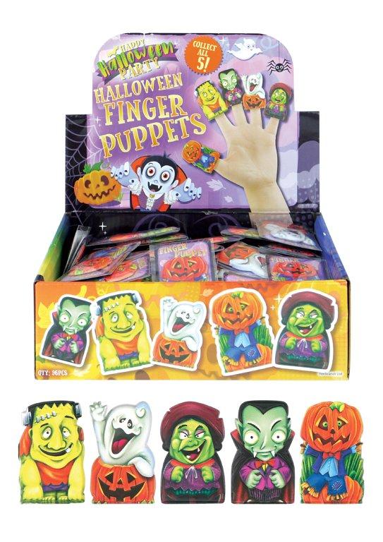 Halloween Finger Puppets 5 x 3 cm Assorted Designs