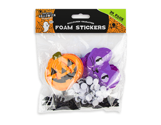 Halloween Foam Sticker Kit 24 Pack