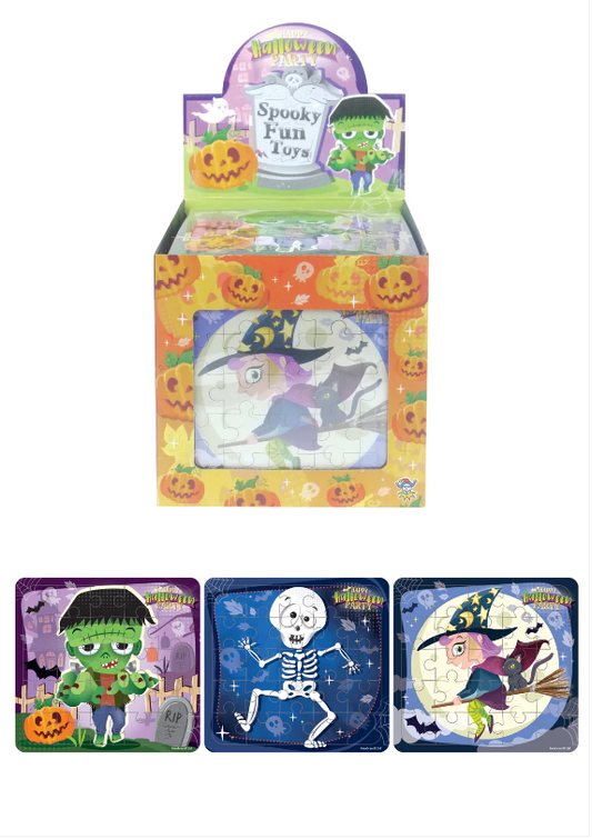Halloween Mini Jigsaw Puzzles (13cm x 12cm) Assorted Designs