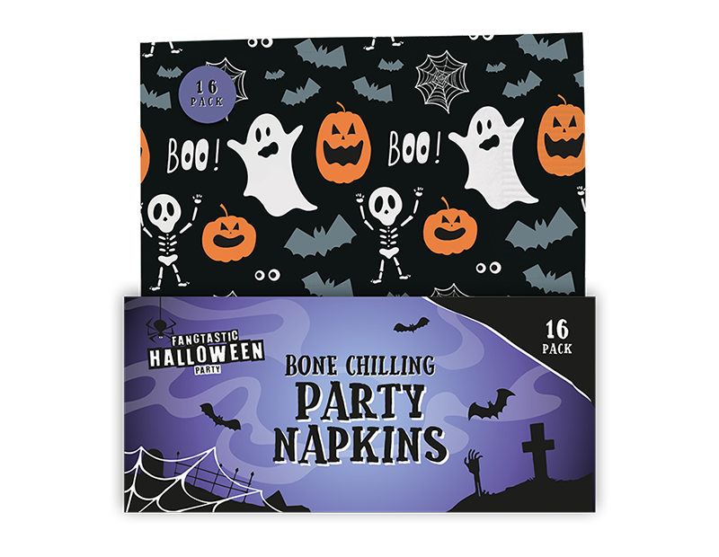 Halloween Printed 2-Ply Napkins 16pk - Kids