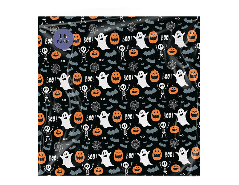 Halloween Printed 2-Ply Napkins 16pk - Kids