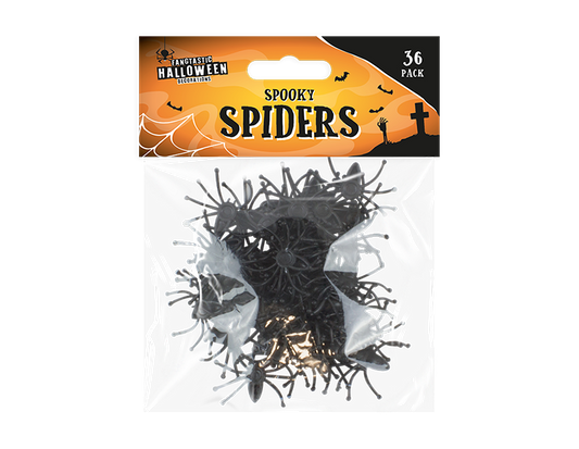 Halloween Spiders - 36 Pack