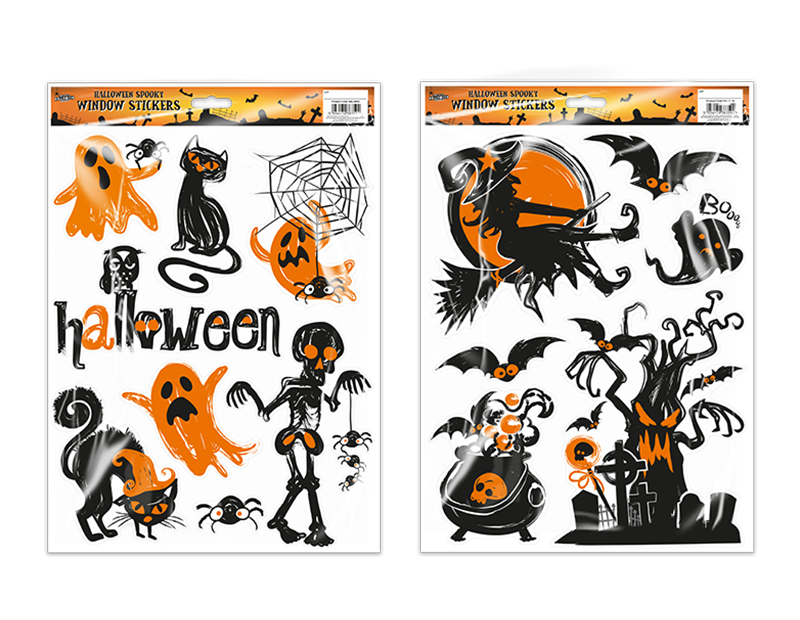 Halloween Spooky Window Stickers