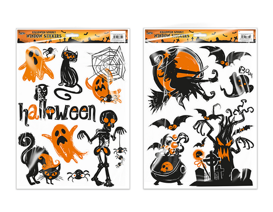 Halloween Spooky Window Stickers