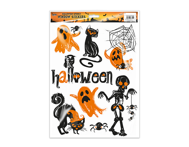 Halloween Spooky Window Stickers