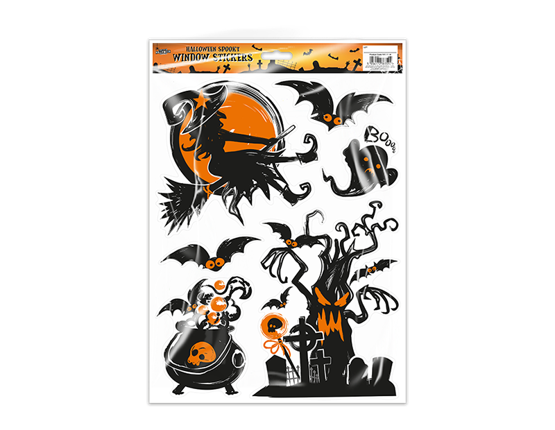 Halloween Spooky Window Stickers