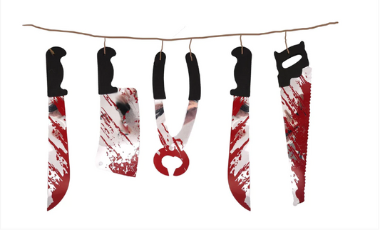 Halloween Torture Tool Garland Decoration (180cm)