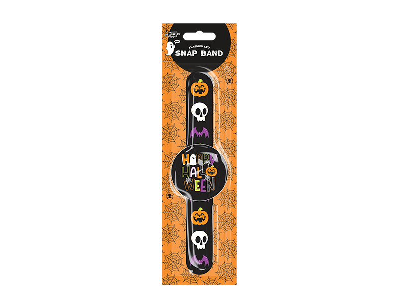 Halloween Flashing LED Snap Band