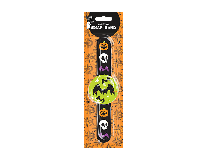 Halloween Flashing LED Snap Band