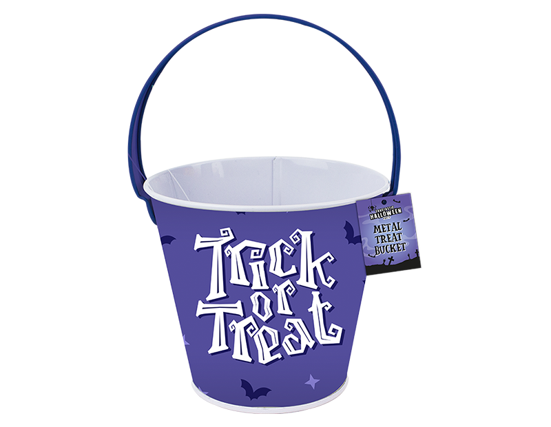 Halloween Metal Treat Bucket