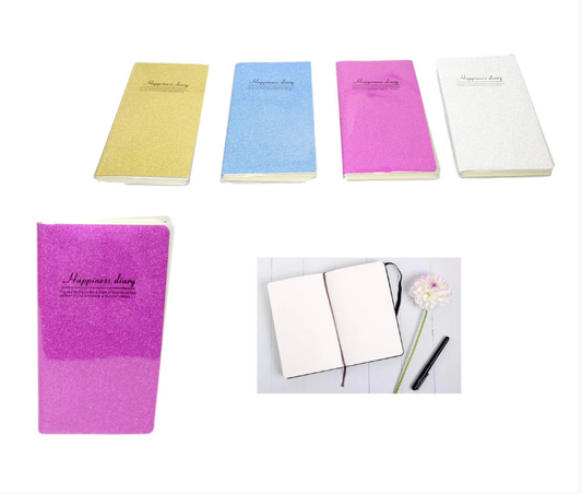 Happiness Diary Notebook 17.5 x 13 cm Assorted Colours