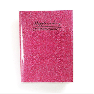 Happiness Diary Notebook Assorted Colours 12 x 9 cm