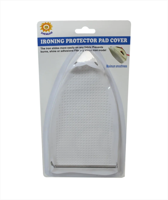 Heat-resistant Iron Pad Cover & Silicone Ironing Protector Pad Cover White 23 cm