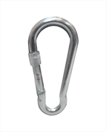 Heavy Duty Chromed Steel Carabiner Camping Fishing Hiking Keychain Hook 140mm