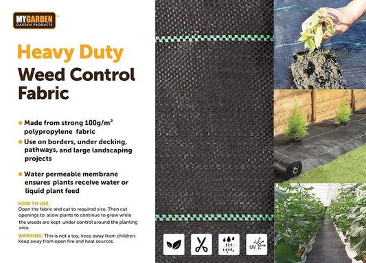 Heavy Duty Weed Control Fabric 1 x 10m Garden