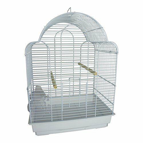 Heritage Style Large Bird Cage Indoor Plastic Fancy Heritage Cage 56 x 40 cm Assorted Colours