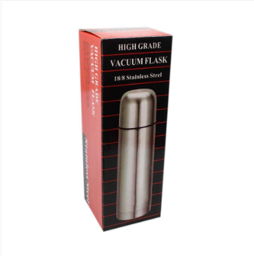 High Grade Vacuum Flask 0.5 Litre 18 8 Stainless Steel Hot Cold Drinks Outdoors