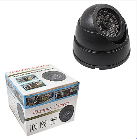 High Quality Dummy Dome Camera With Red Flashing Light