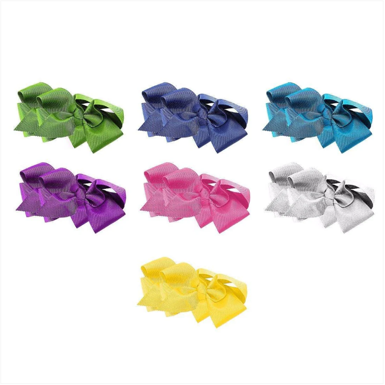 High Quality New Ribbon Hair Pin In Assorted Colours Pack Of 2