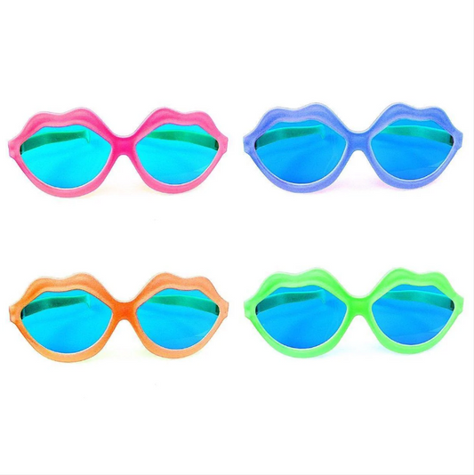 High Quality Novelty Assorted Colour Sunglasses Fancy Dress Glasses
