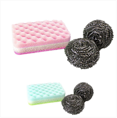 High Quality Steel Washing Up Scrubbers Ideal for Deep Cleaning 11cm