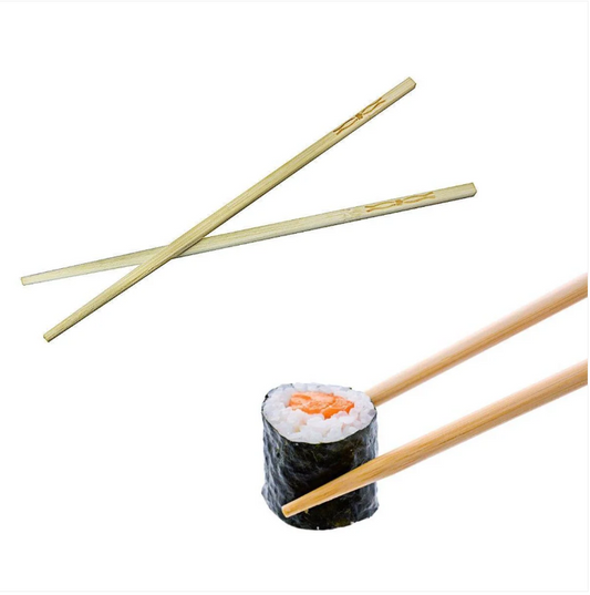 High Quality Wooden bamboo Pack Of 5 Chopsticks Ideal For Sushi 24cm