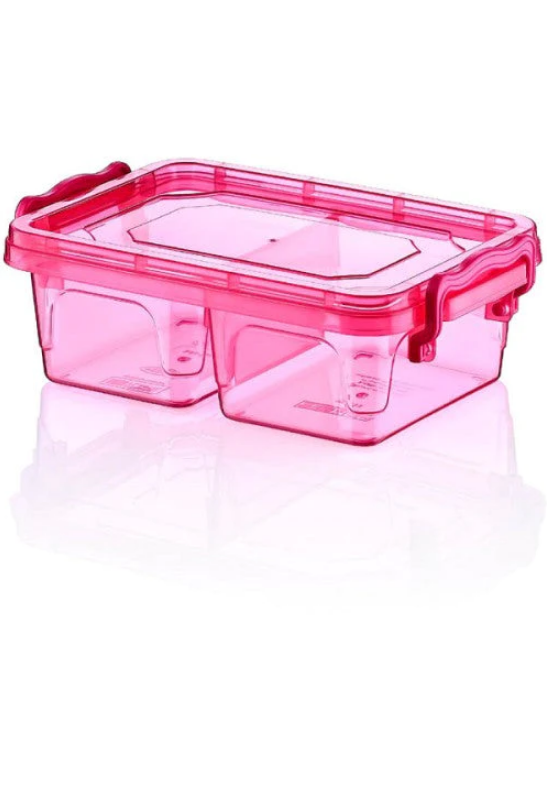 Hobby Bonbon Rectangular Divided Multi Box Storage Container Plastic 0.5 Litre