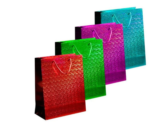 Holographic Bag Extra Large - Red, Green, Blue & Pink