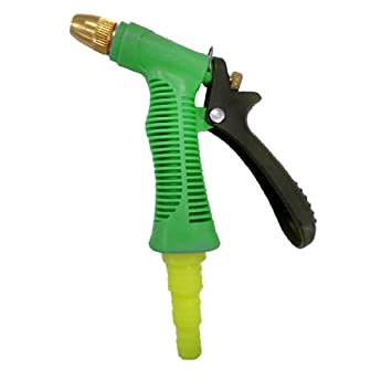Hose Pipe Fittings Connector Green Water Spray Gun Set Outdoor Garden