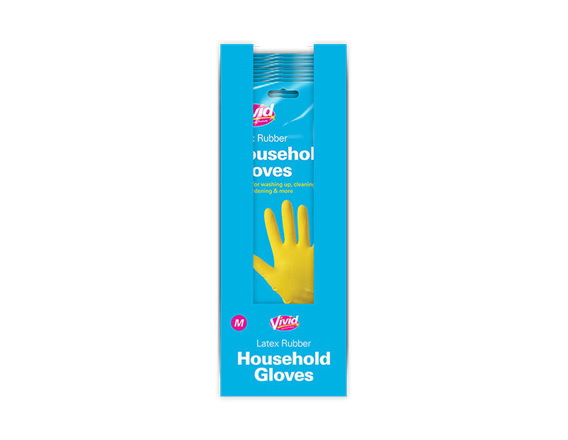 Household Gloves 1 Pair PDQ - Medium