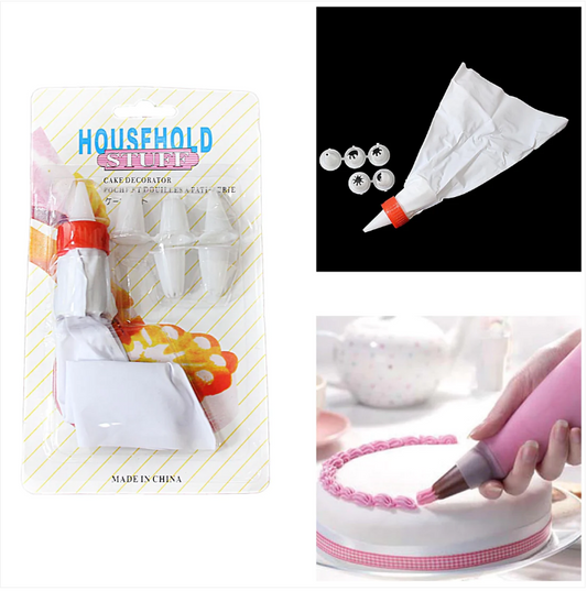 Household Stuff Cake Decorator Icing Bag With Nozzles