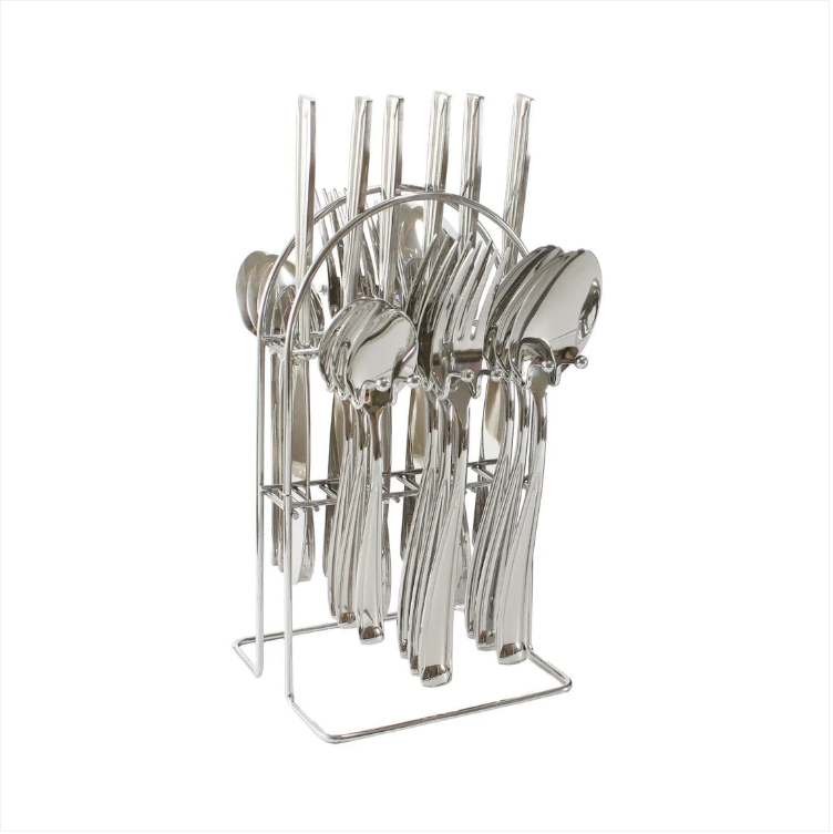 Huayu Best Tool Exquisite Stainless Steel 24pc Silver