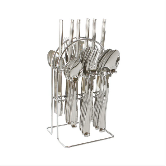 Huayu Best Tool Exquisite Stainless Steel 24pc Silver