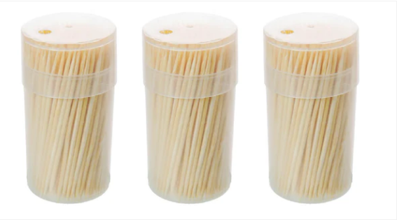 IIGEurope Bamboo Cocktail Sticks Toothpicks
