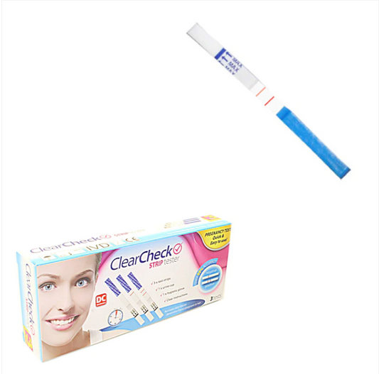 IIGEurope ClearCheck Pregnancy Strip Tester Kit Pack of 3