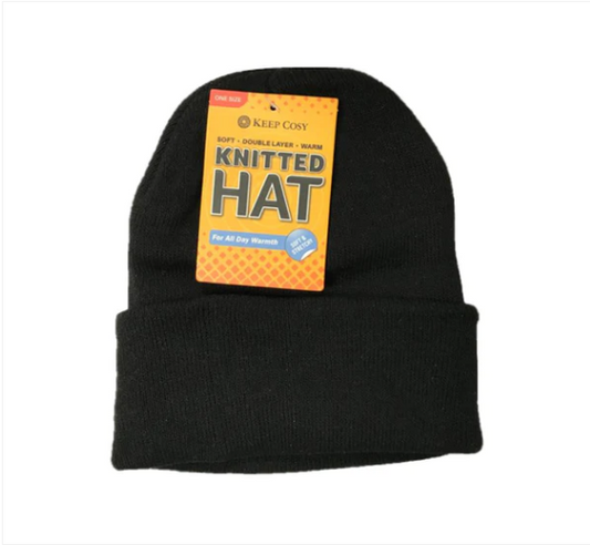 IIGEurope Knitted Winter Hat One Size Black