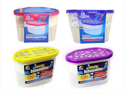 IIGEurope Wardrobe Interior Dehumidifier Box 500ml Rose