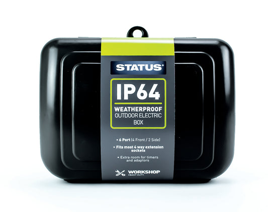 IP64 - Black - outdoor weather Box - 1 pk