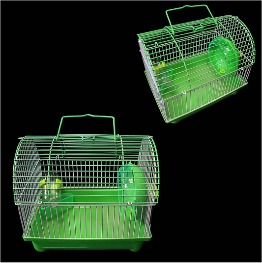 Indoor Small Pet Mouse Cage Plastic Cage With Handle 22cm x 17cm