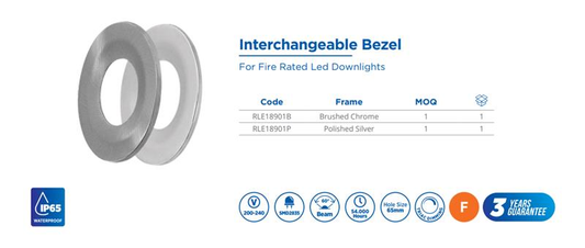 Interchangeable bezel POLISHED SILVER