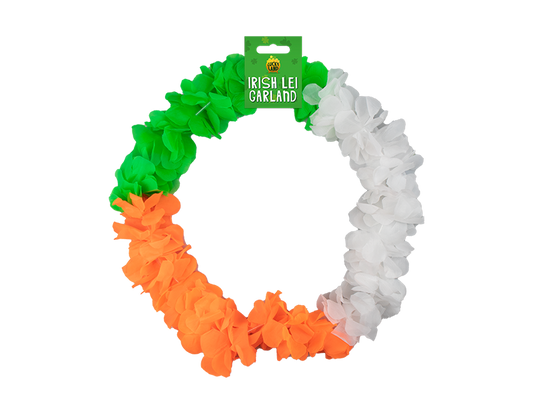Irish Tricolour Lei Garland