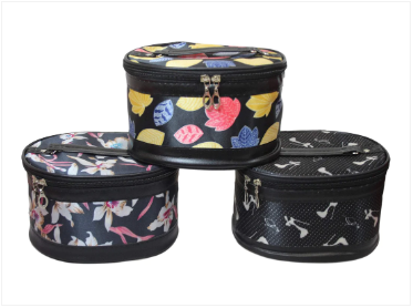 Jewellery Box Makeup Bag Zipped 3 Pack Bag 3 in 1 Assorted Design Makeup Bag