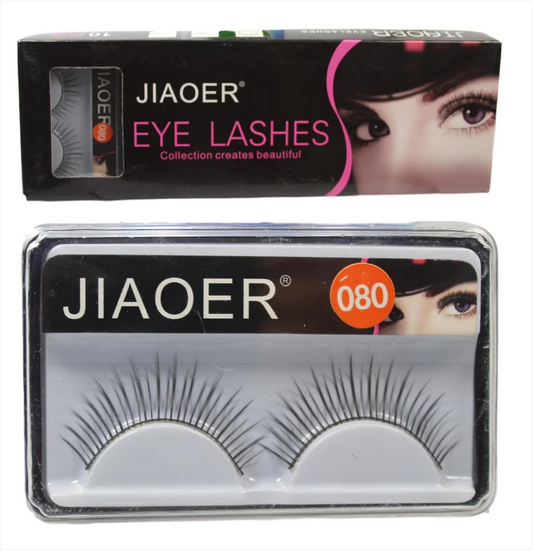 Jiaoer False Eyelashes Fake Natural Look Eyelashes Everyday Wear